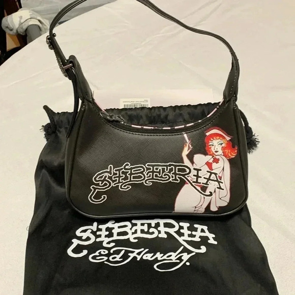 ED HARDY Purse,handbag. Comes with/dust bag, great condition. - Picture 1 of 7
